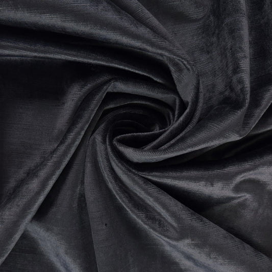 Heavy Cotton Velvet  - Dark Indigo - Deadstock