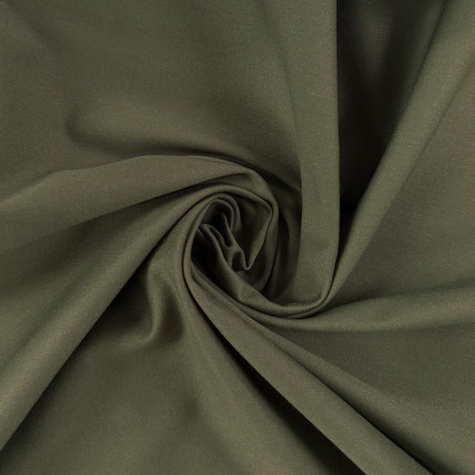 Cotton Twill - Olive - Designer Deadstock