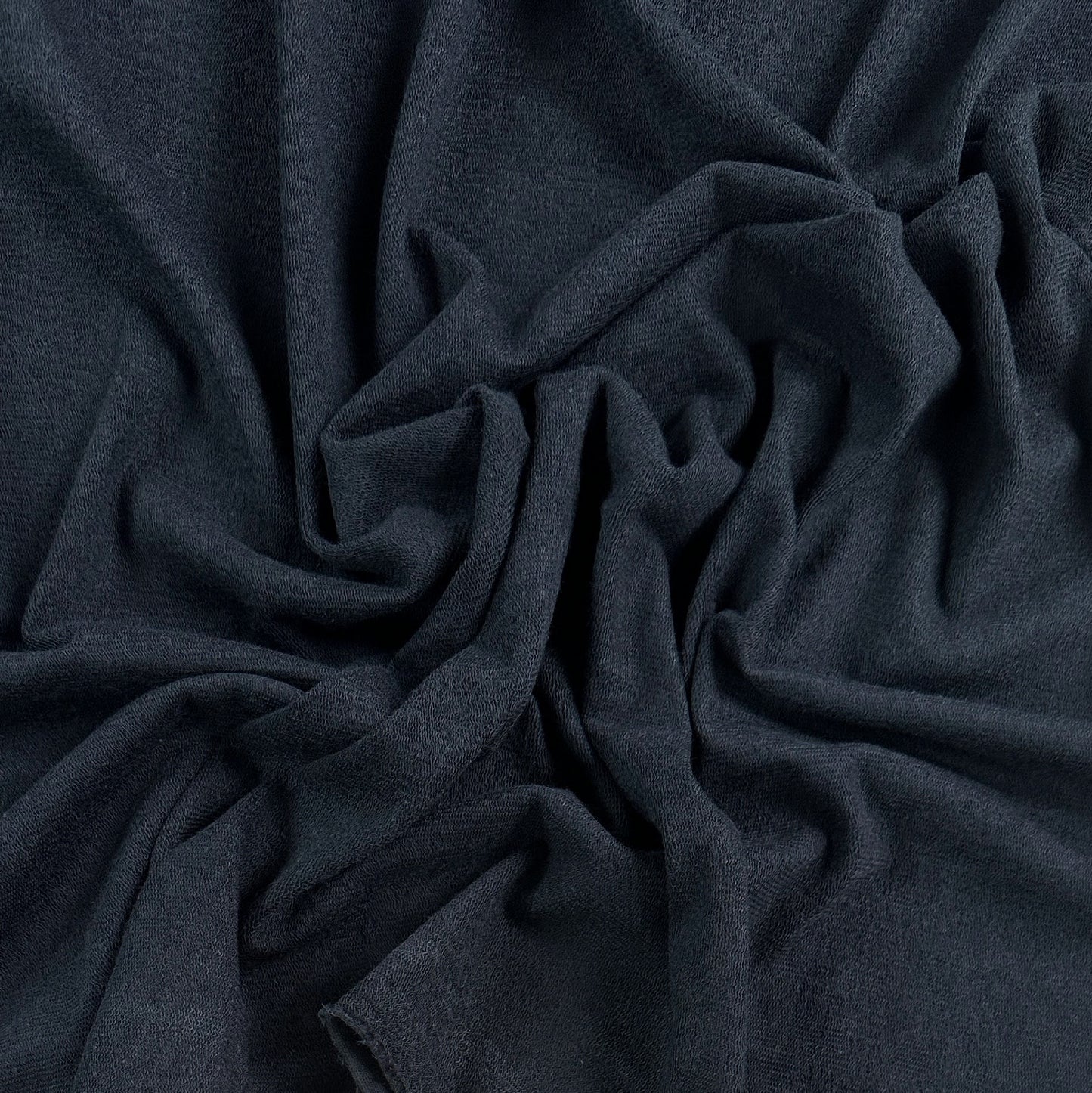 300gsm Bamboo/Cotton Stretch French Terry - Black