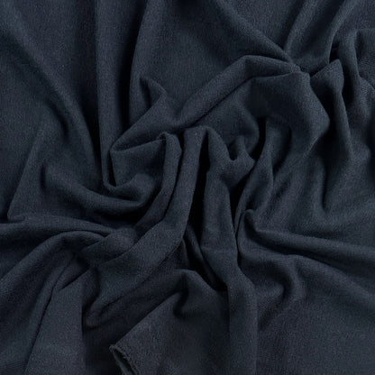 300gsm Bamboo/Cotton Stretch French Terry - Black