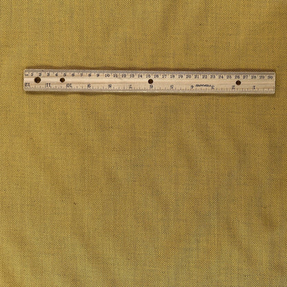 Yarn Dyed Herringbone Cotton Twill - Mustard - Deadstock