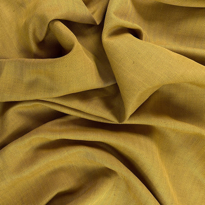 Yarn Dyed Herringbone Cotton Twill - Mustard - Deadstock