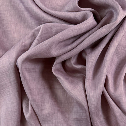 Soft Purple Crinkle/Textured Rayon Woven Deadstock