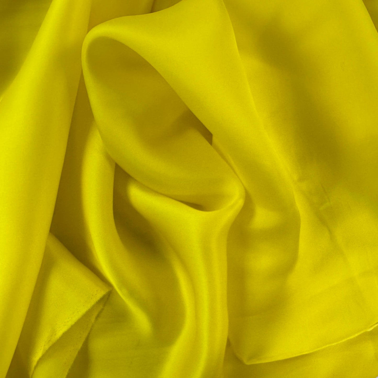 Silk Organza - Lemon Yellow - Designer Deadstock