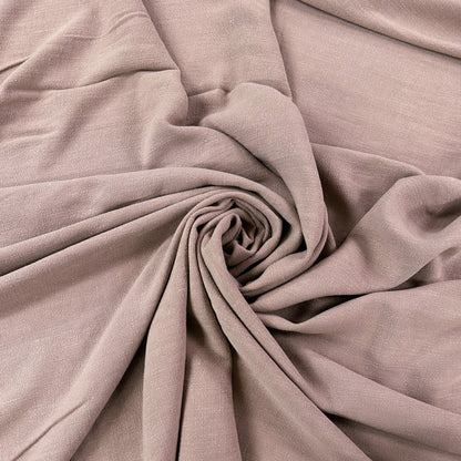 Silky Linen Viscose Noil - Quartz