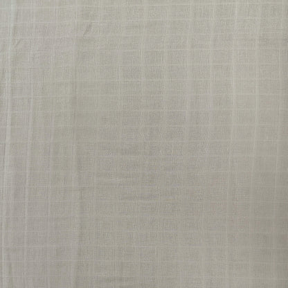 Organic Cotton Checked Double Gauze - Fawn