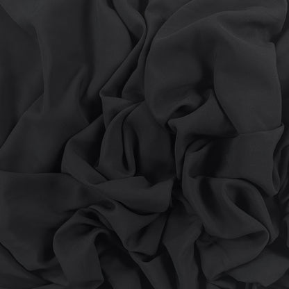 Black - Viscose Rayon Challis