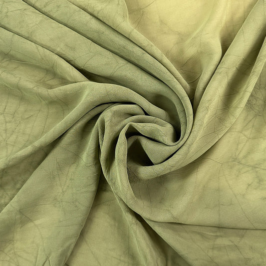 Green - Crinkle Crepe  - Film Studio Deadstock