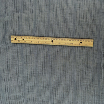 Steel Blue - Tencel & Nylon Plisse - Film Studio Deadstock