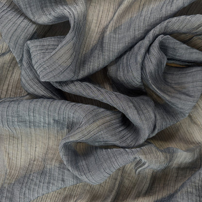 Steel Blue - Tencel & Nylon Plisse - Film Studio Deadstock