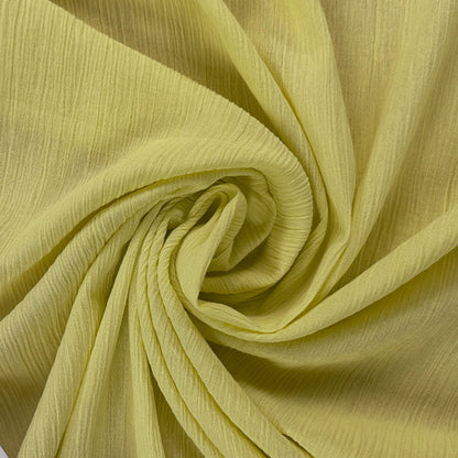 Yellow - Crinkle Cotton Voile