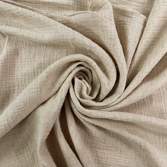 Natural - Cotton & Linen Double Gauze