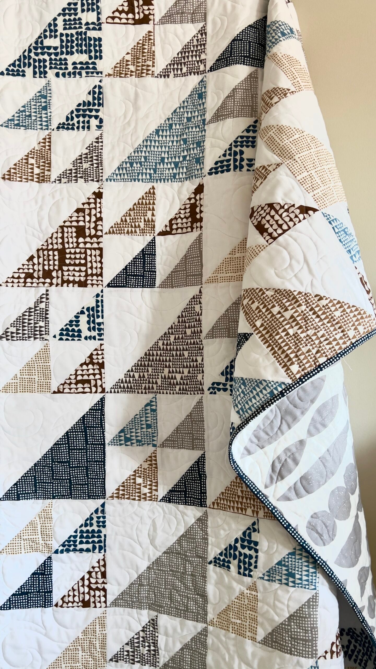 Ridge - Blue - Imprint - GOTS Organic Cotton
