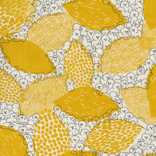 Marble Sud - Bichon Frise - 1A - Cotton Linen Sheeting