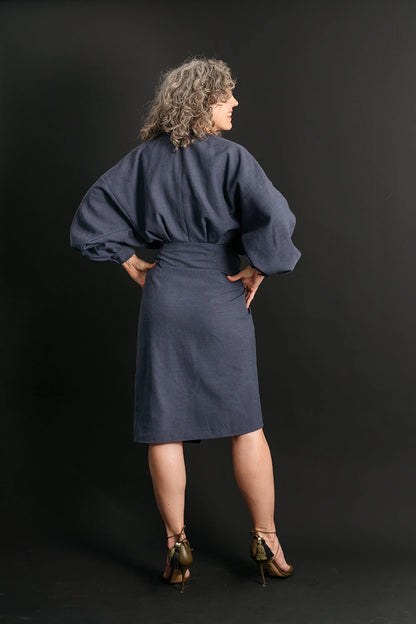 Liesl + Co - Copenhagen Wrap Dress Sewing Pattern