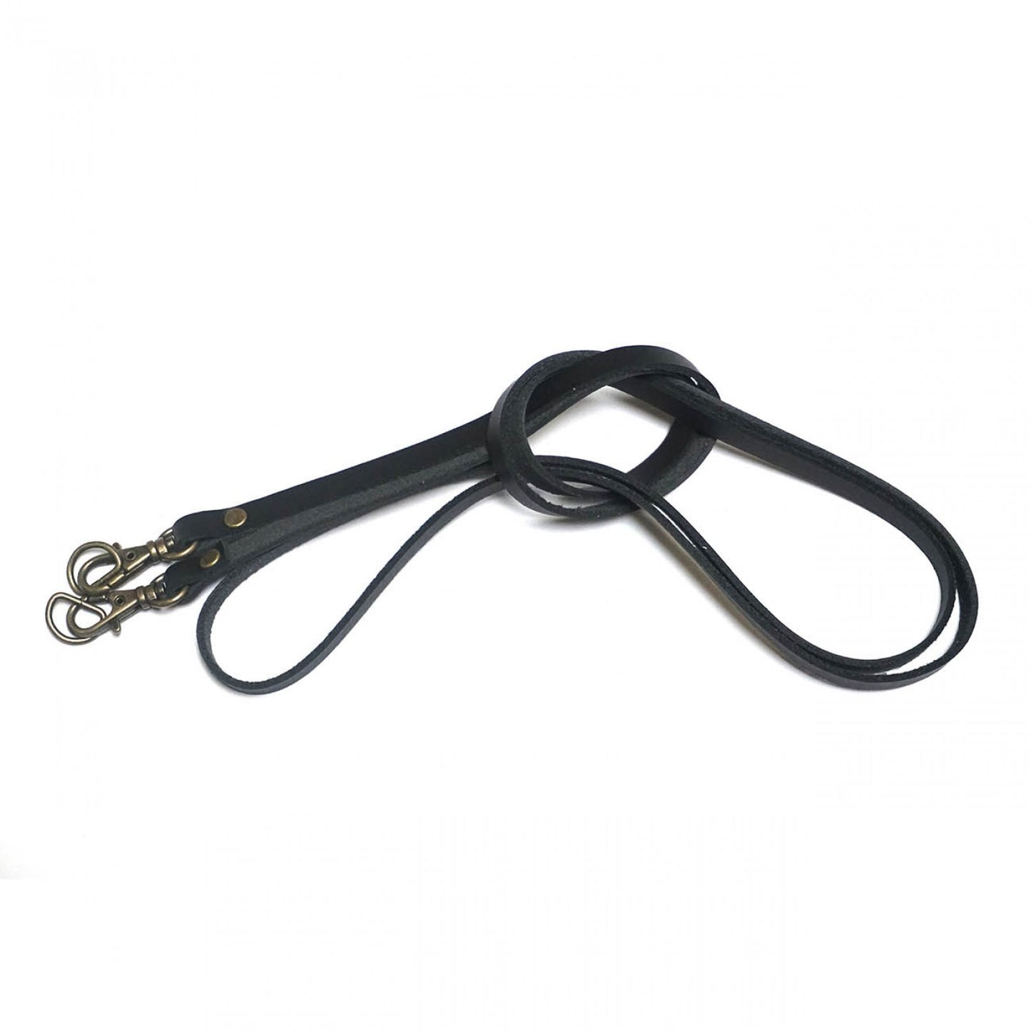 Leather Strap 5/16in x 51 3/16in (130cm) Black/AG