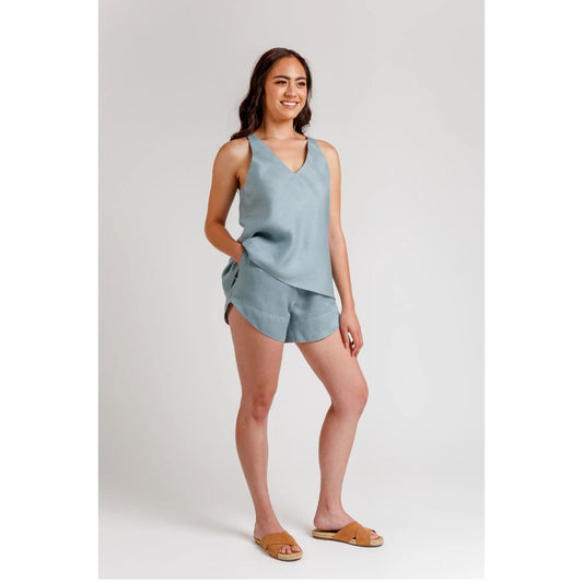 Reef camisole & shorts set pattern