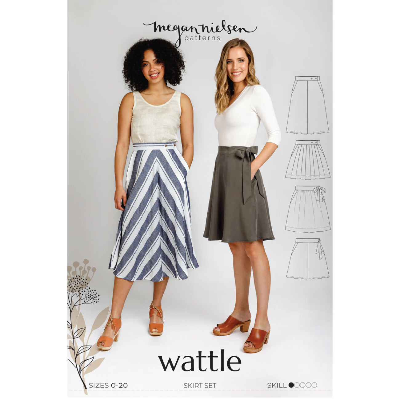 Wattle skirt pattern