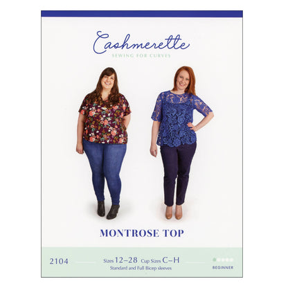 Montrose Top - sizes 12-28  - By Cashmerette