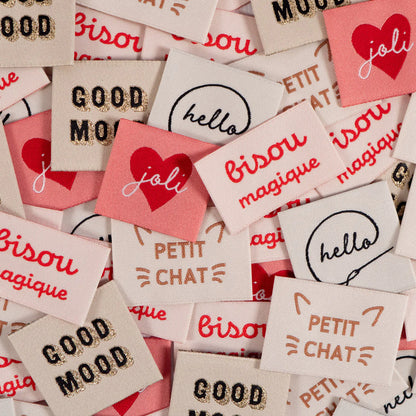 Woven labels ©ikatee - "Cozy" Set - x5