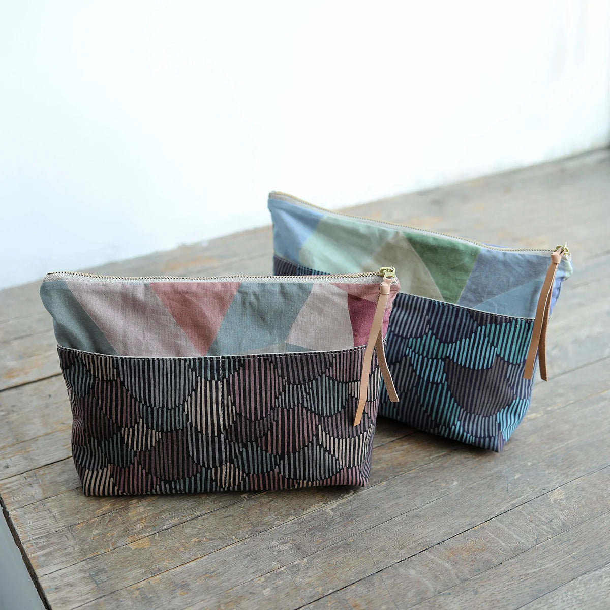 Pathway by Bookhou - Scallops - 3C - Cotton Linen Sheeting Fabric