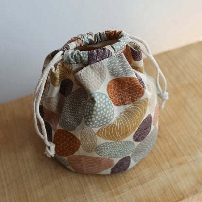 Pathway by Bookhou - Stones - 1C - Cotton Linen Fabric