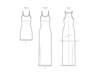 Simplicity - Misses' and Women's Knit Dress in Two Lengths by Mimi G Style