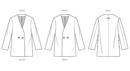 Simplicity -  Unisex Blazer by Mimi G Style