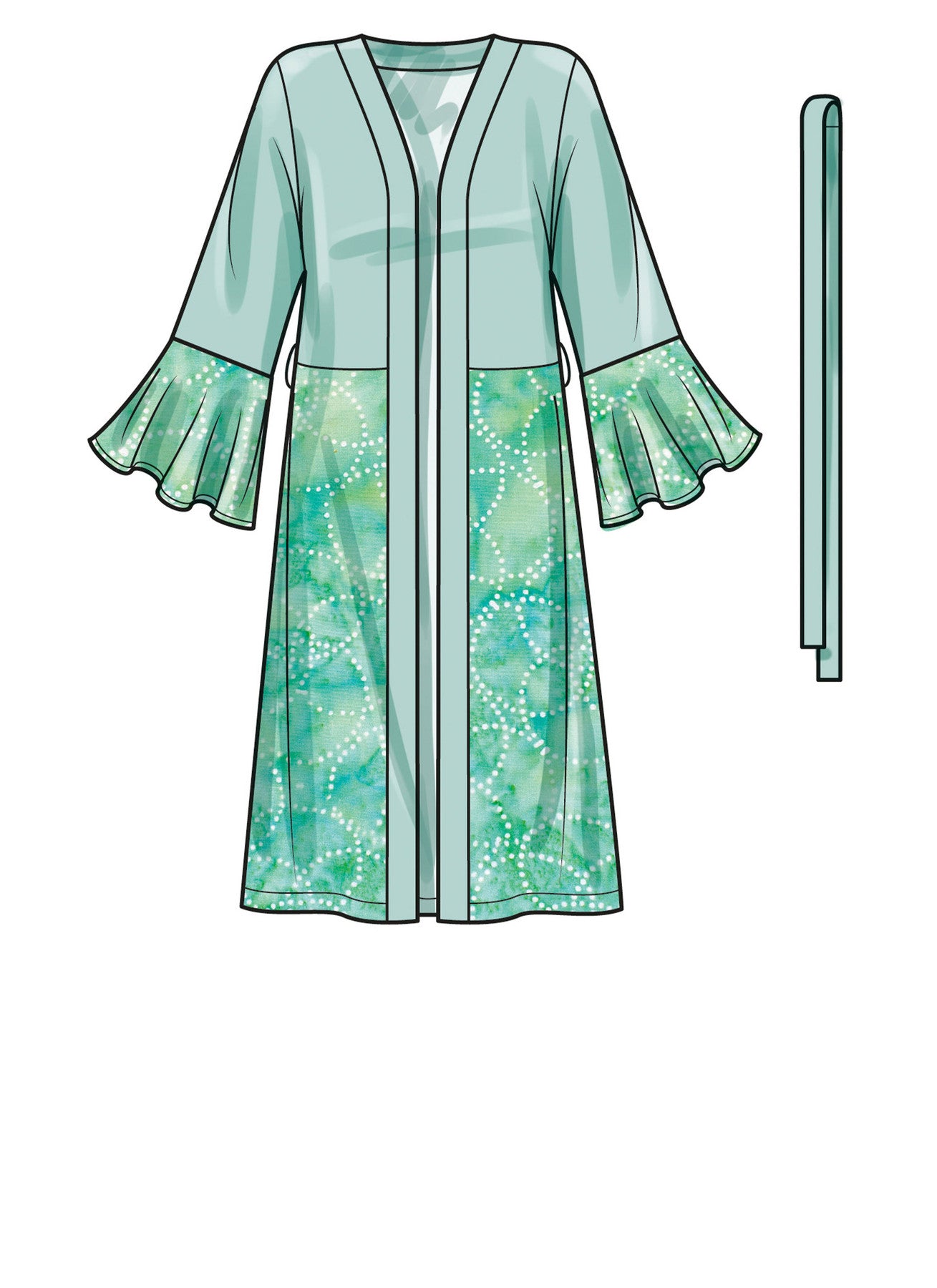 Simplicity - Misses' Sizes - 6 - 14 - Caftan & Wrap Sewing Pattern