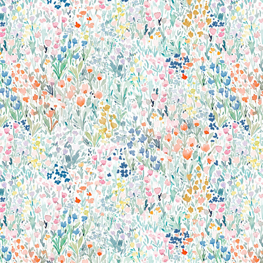 Jardin - Ma Belle - White - Cotton Fabric