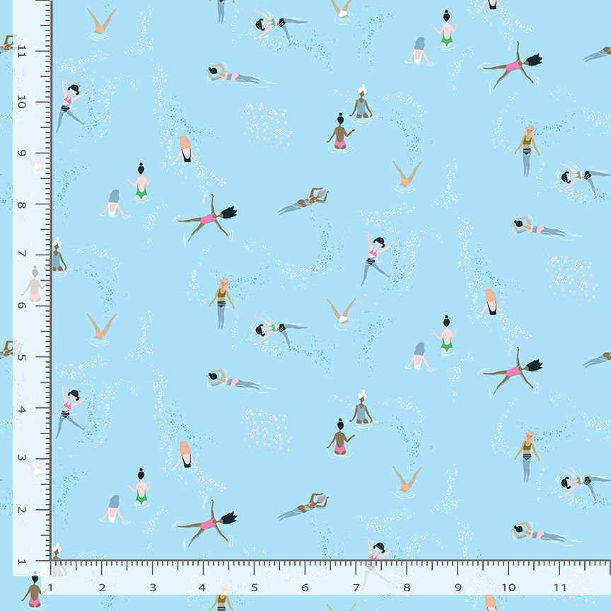 Wild Swimming - Pineapple Crush  - Cotton Fabric