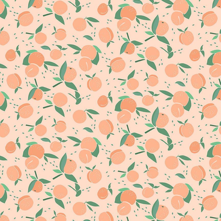 Life's a Peach - Pineapple Crush - Cotton Fabric