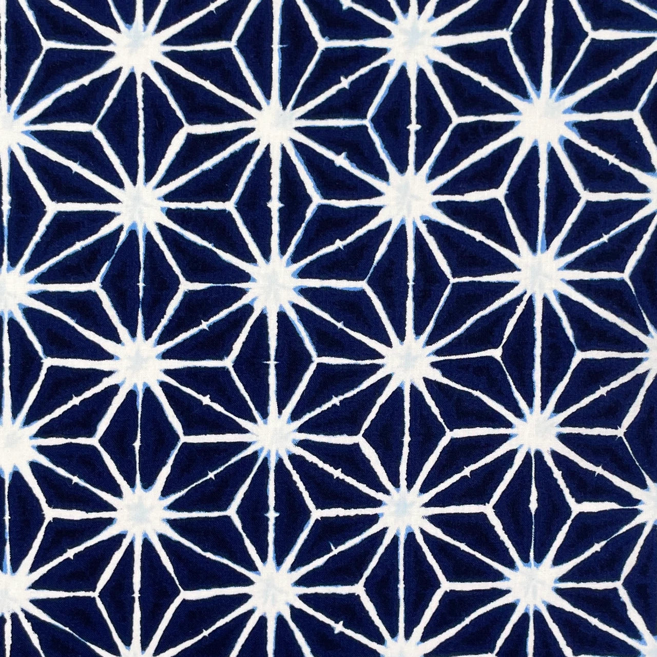 Sevenberry Woven Cotton - Shibori - White & Blue
