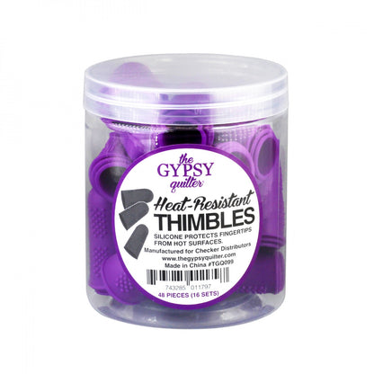 The Gypsy Quilter Heat Resistant Thimbles Purple