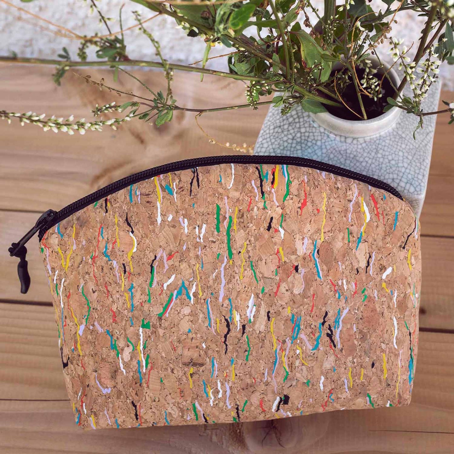 Rainbow Cork -  Cork Fabric