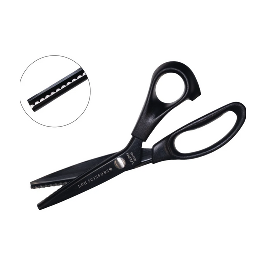 LDH Midnight Edition Lightweight Scalloped Pinking Shears - 9"