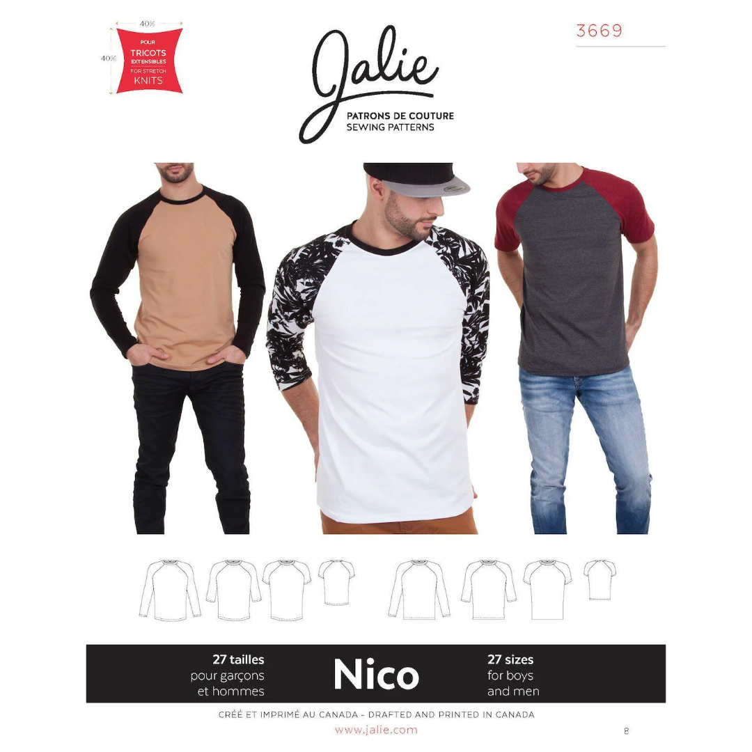 Jalie - 3669 - NICO Raglan Tee