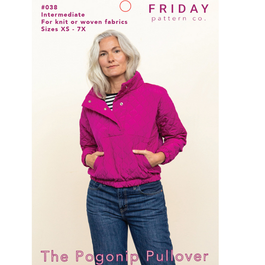 Pogonip Pullover - By Friday Pattern Co