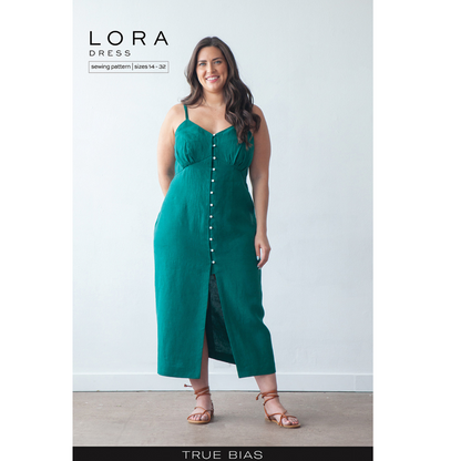 Lora Dress - 14 - 32 - By True Bias Patterns