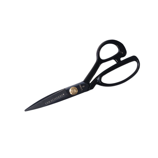 LDH 8" Fabric Shears - Midnight Edition - Rubber Handle