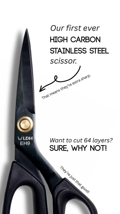 LDH Midnight Edition Ergonomic Scissors - 9"