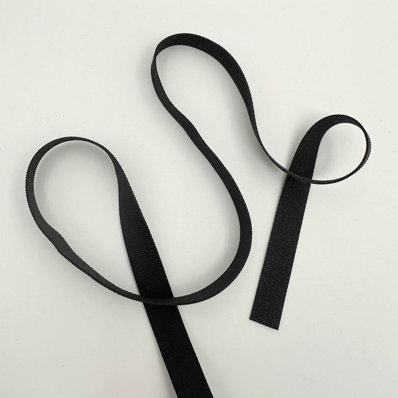 9mm Elastic Silicone Coated - Black