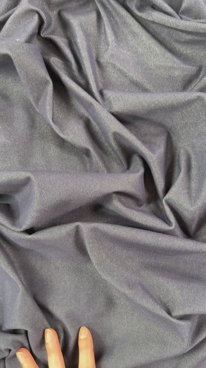 Organic Cotton Denim Knit - Dark Indigo