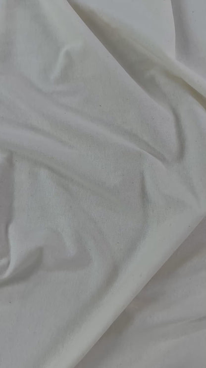 Japanese Linen Cotton Jersey Knit - Ivory