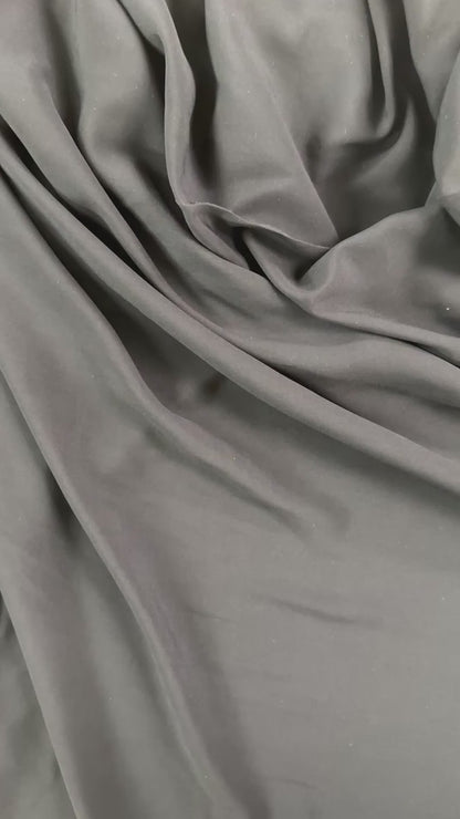 Black - Viscose Rayon Challis
