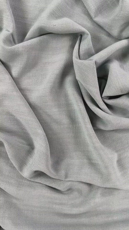 Silky Linen Viscose Noil - Mineral Green