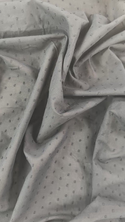 Black - Dotted Swiss Cotton