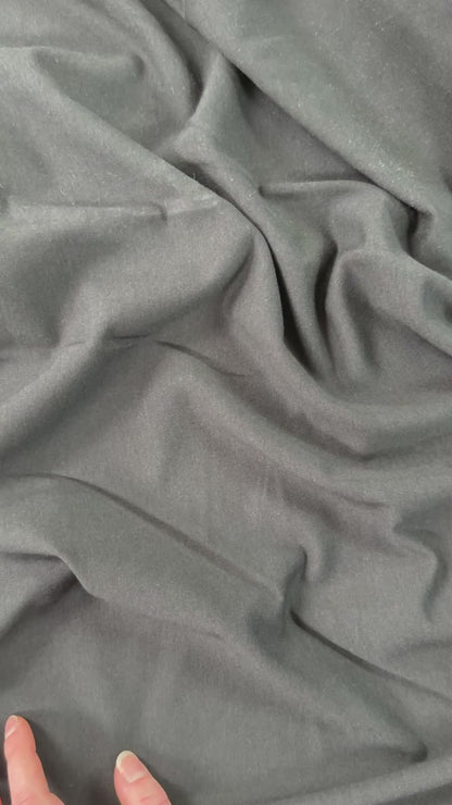 Bamboo Cotton Dream Fleece - Black