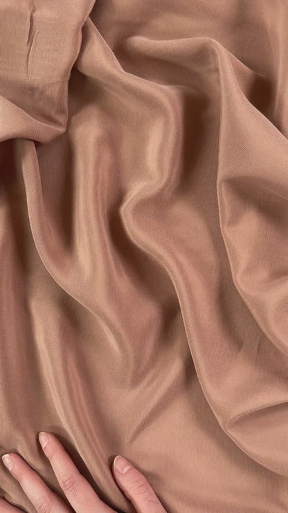 Brushed Cupro Bengaline - Dark Blush