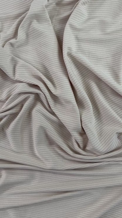 Bamboo Rib Knit - Linen/Beige